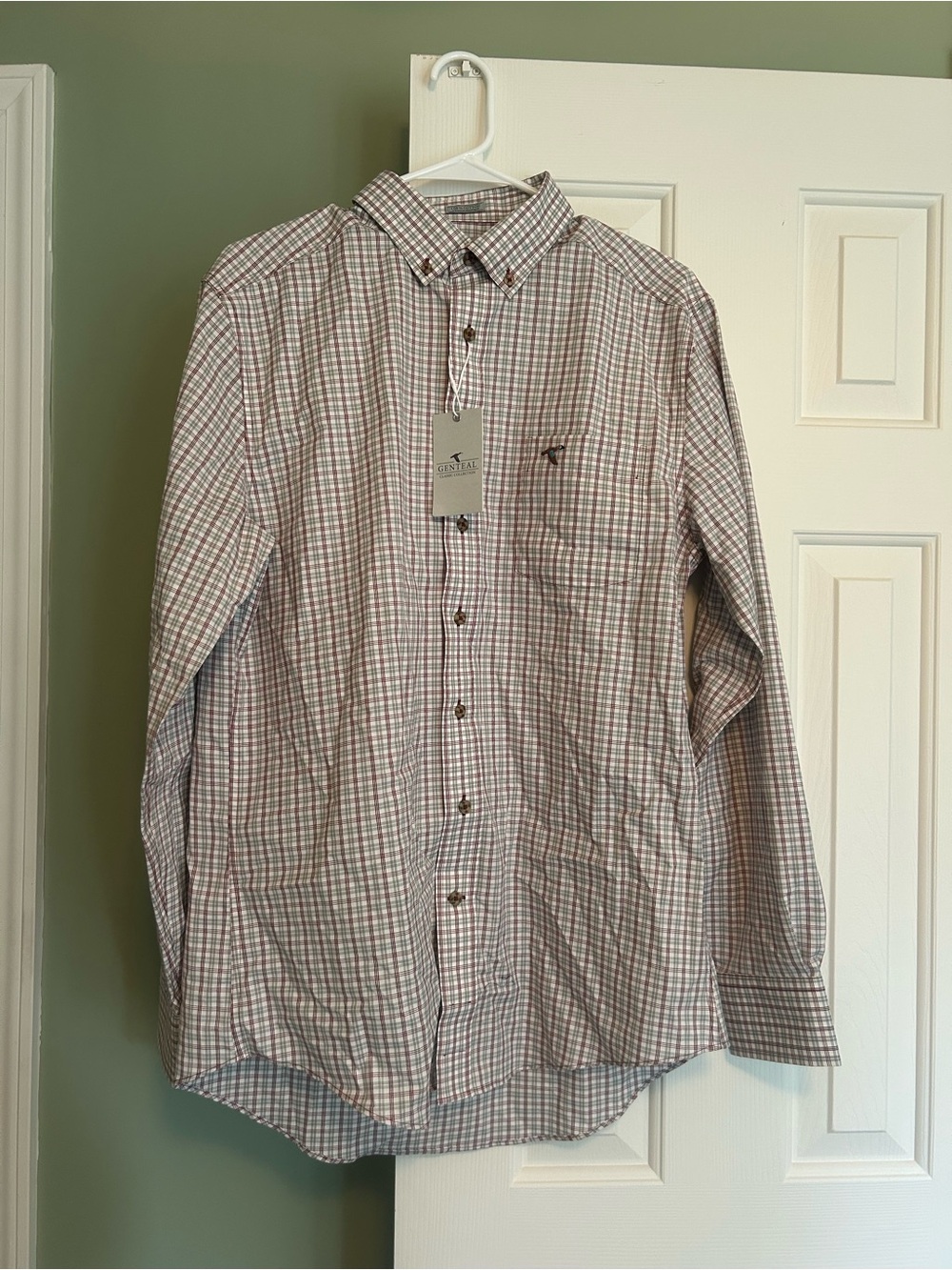 Men’s GenTeal Button Down Shirt NWT